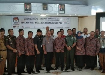 KPU Indramayu Ajak Forkopimda dan Pengurus Parpol  Tingkatkan Partisipasi Pemilih