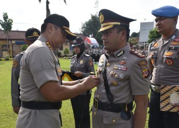 Kapolresta Cirebon, Pimpin Upacara Sertijab Wakapolres Cirebon