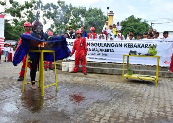 RU VI Balongan Sosialisasikan Penanggulangan Kebakaran