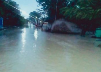 Sungai Sinung Desa Kramatsampang Meluap