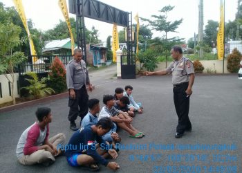Terjaring Razia, 7 Pelajar Dibina Polsek Lemah Wungkuk