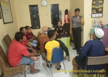 Bhabinkamtibmas Ds Kalisapu polsek Polsek Gunung Jati, Tangkap Maling Kotak Amal