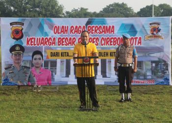 AKBP Syamsul Huda Rangkul Anggota Dengan Olah Raga Bersama