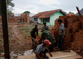 Hari Kelima, Kegiatan TMMD ke 107, Kodim 0620 Sumber Bangun Infrastuktur Desa