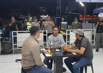 Kapolres Cirebon Kota Turun Langsung Himbau Warga Untuk Membubarkan Diri Sebagai Upaya Pencegahan Covid-19