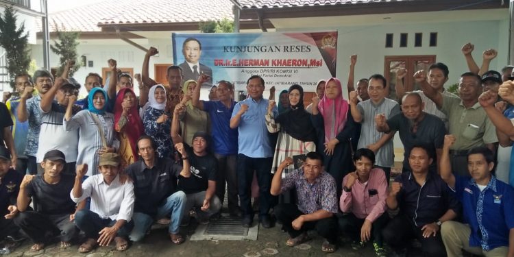 Kunjungan Reses, Hero Serap Aspirasi di Jatibarang