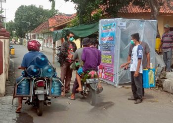 Antisipasi Penularan, Satgas Covid-19 Desa Kaligawe Wetan Berlakukan Screening di Pintu Masuk Desa