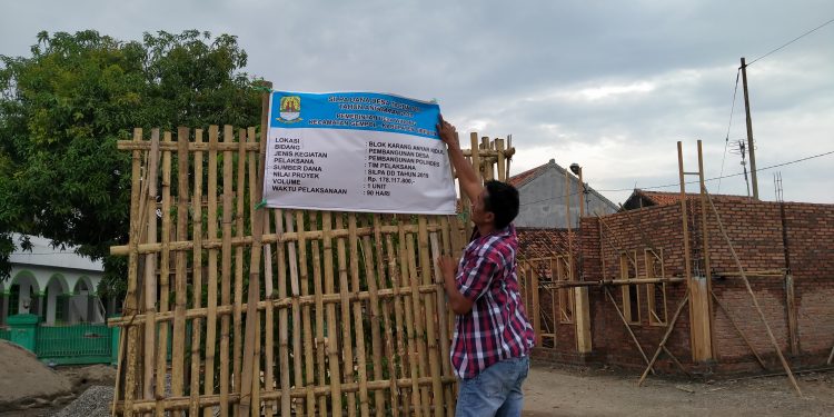 DidugaTidak Tahu Mengenai Peraturan Penggunaan Silpa DD tahun 2019, Pembangunan Polindes Winong Tetap Dilaksanakan