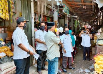 Tindaklanjuti Edaran Bupati Cirebon, Pemdes Lemahabang Kulon Berlakukan Pembatasan Waktu Operasional Pasar Tradisional