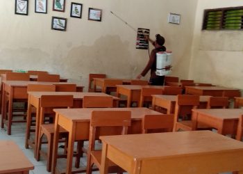 SDN 3 ARJAWINANGUN ANTISIPASI COVID-19