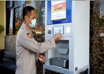 Polresta Cirebon Gunakan ATM Beras, Bantu Warga Kurang Mampu Ditengah Pandemi Covid 19
