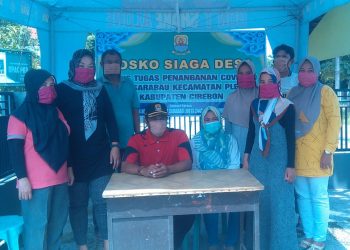 ANTISIPASI PENYEBARAN VIRUS CORONA, DESA SARABAU DIRIKAN POSKO COVID-19