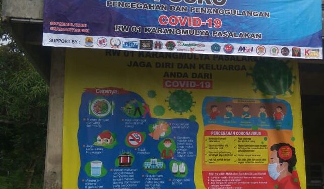 DPP LEMBAKUM ANAK NEGERI APRESIASI DAN SUPPORT POSKO PENCEGAHAN COVID-19