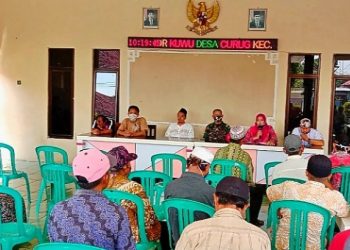 Sikapi Masa Pandemik Dan Bantuan Sosial Covid-19, Pemdes Curug Gelar Rapat Koordinasi Bersama Unsur Lembaga Desa