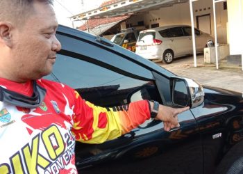 Memaki dan Merusak Mobil Wartawan, Oknum Pemotor Kawasaki Ninja Resmi DiLaporkan Polisi