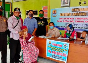 Cair Dana Desa Tahap 1, Pemdes Susukanlebak Serahkan BLT Untuk 125 KK