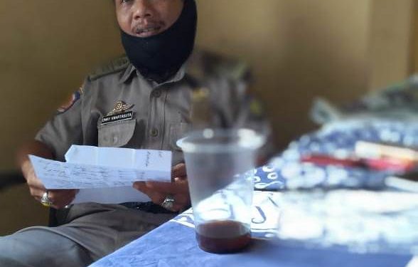 Seksi Trantib Kecamatan Kroya Siaga Covid-19