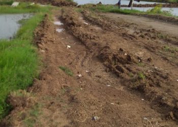 Bendung Karet Rusak Sungai Cisanggarung Dibendung