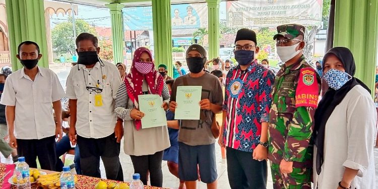 Hari Ini BPN Bagikan 79 Bidang Sertifikat Tahap Pertama Untuk Warga Desa Susukanagung