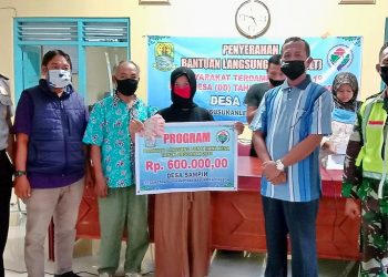 Tuntas Pendistribusian Paket Sembako BanProv, PemDes Sampih Salurkan BLT Dana Desa