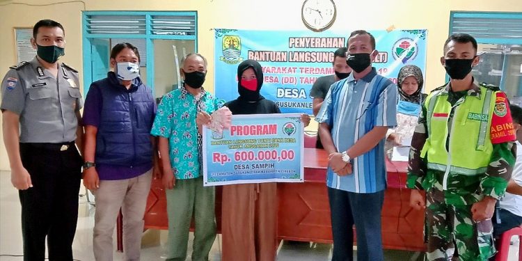 Tuntas Pendistribusian Paket Sembako BanProv, PemDes Sampih Salurkan BLT Dana Desa