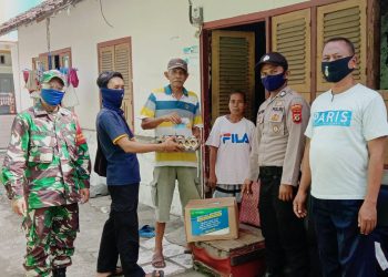 Dikirim Tim Ojol, Hari ini Tiga Desa Di Kecamatan Susukanlebak Terima Paket Sembako BanProv