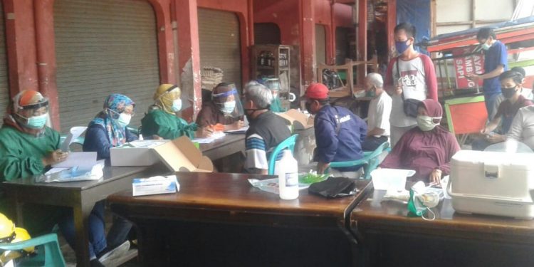 Rapid Test Dan Test SWAB Massal Terus Digencarkan, Salah Satunya Pasar Minggu Palimanan
