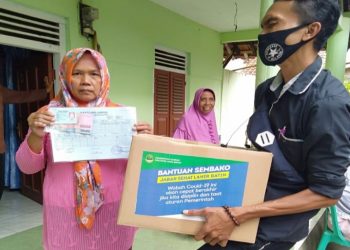 Hilang Separo Data, Sembako BanProv Tahap Kedua Kecamatan Susukanlebak Di Gelar