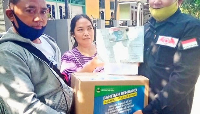 Hari Ketiga, Tim Ojol Tuntaskan Penyaluran Paket Sembako BanProv Jawa Barat Tahap Kedua