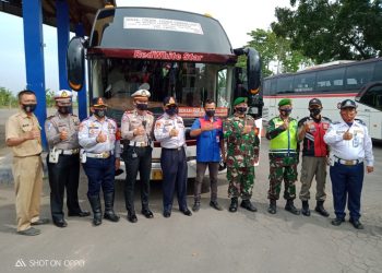 Dishub Laksanakan Giat Tegak Wibawa Dan Rajia 136 Pelanggar Protokol Kesehatan Sektor Pengendara
