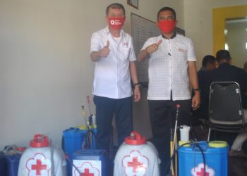 PMI  Cab. Indramayu Pro Aktif Dukung Program Pencegahan Covid 19