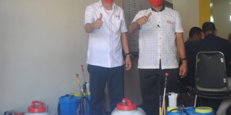 PMI  Cab. Indramayu Pro Aktif Dukung Program Pencegahan Covid 19