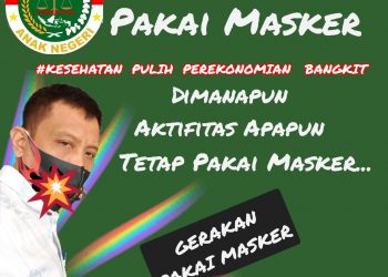 Lembakum Anak Negeri Launching Gerakan Pakai Masker Dan Ayo Pakai Masker