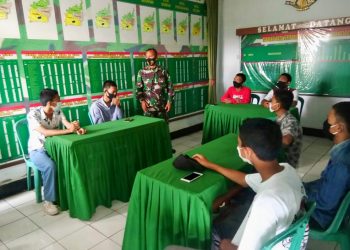 Peduli Pendidikan Nasional, Koramil 2010/Sindanglaut Sediakan Ruang Belajar Daring
