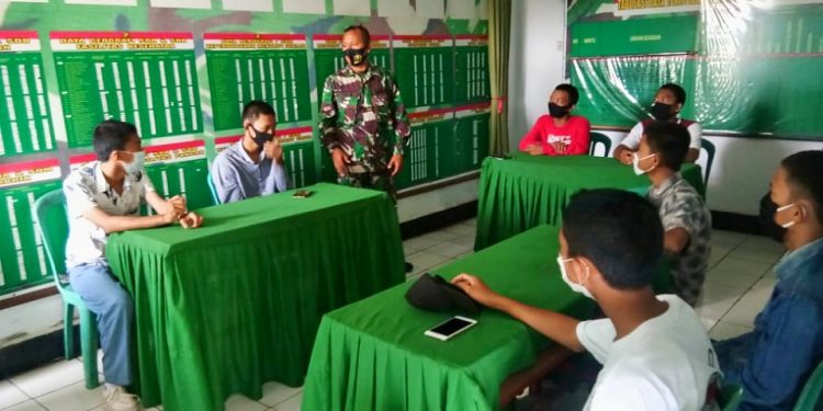 Peduli Pendidikan Nasional, Koramil 2010/Sindanglaut Sediakan Ruang Belajar Daring