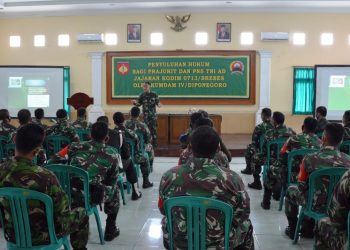 Penyuluhan Hukum Kodam IV Diponegoro di Kodim Brebes