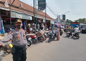 Tim Gabungan Kabupaten Brebes, Operasi Disiplin Masker di Pasar Kersana