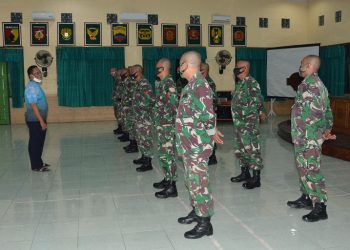 Dandim Brebes , Lepas 13 Babinsa Ikuti Pendidikan  Secaba Regsus