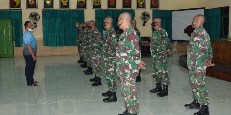 Dandim Brebes , Lepas 13 Babinsa Ikuti Pendidikan  Secaba Regsus