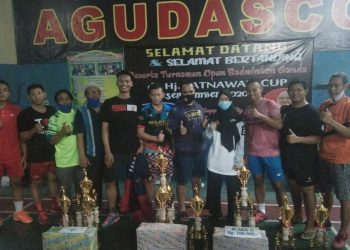 50 Pasangan Ganda Ramaikan Turnamen Hj. Ratnawati Cup September 2020