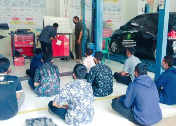 Ikuti Kegiatan Praktik, Pelajar SMK Muhammadiyah Lemahabang Wajib Patuhi Protokoler Kesehatan