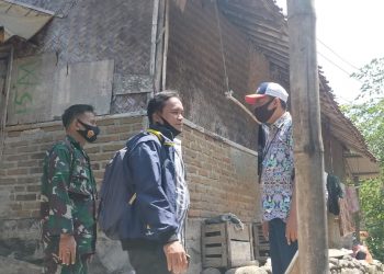 Babinsa Koramil 1402/Cirebon Selatan Dampingi Tim BSPS Cek Program Rutilahu TA 2020.