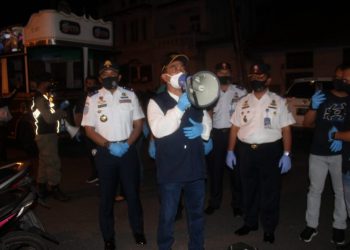 Wali Kota Cirebon Pimpin Langsung Razia Masker Dimalam Hari.