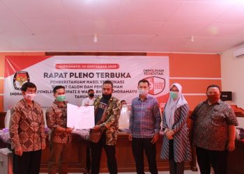 KPU Indramayu, Nyatakan Semua Paslon Lolos Persyaratan Kesehatan