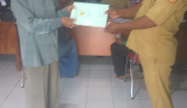 Pembagian Sertifikat Masal , Dapat Terealisasi dengan Baik