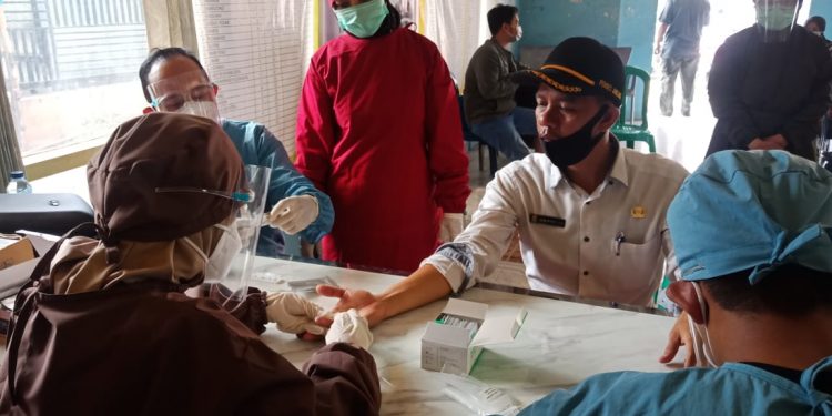 Rapid Test Massal Terus Digencarkan, Salah Satunya Kuwu Dan Perangkat Desa