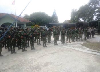 Ratusan Anggota Satgas TMMD Reguler Brebes Mulai Datang ke Bumiayu