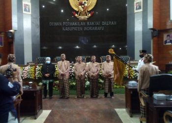 Ditengah Pandemi COVID-19, DPRD  Gelar Rapat Paripurna Istimewa Hari Jadi ke-493 Indramayu