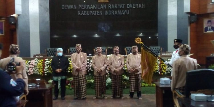 Ditengah Pandemi COVID-19, DPRD Gelar Rapat Paripurna Istimewa Hari Jadi ke-493 Indramayu
