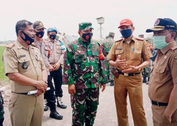 Cek Kesiapan, Dandim 0620/Kabupaten Cirebon Tinjau Lokasi BSMSS Di Desa Wilulang